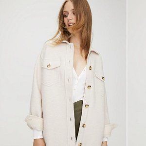 Aritzia Wilfred Free Ganna Shirt Jacket - XXS